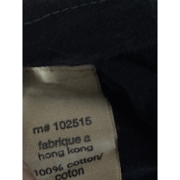 John Varvatos USA Mens T-Shirt Large Black In Peace We Rock Heart Graphic Cotton - Picture 4 of 4